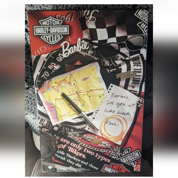 Barbie Vintage Harley Davidson Collector Limited Edition Doll 1998 New in Box. - Picture 7 of 7